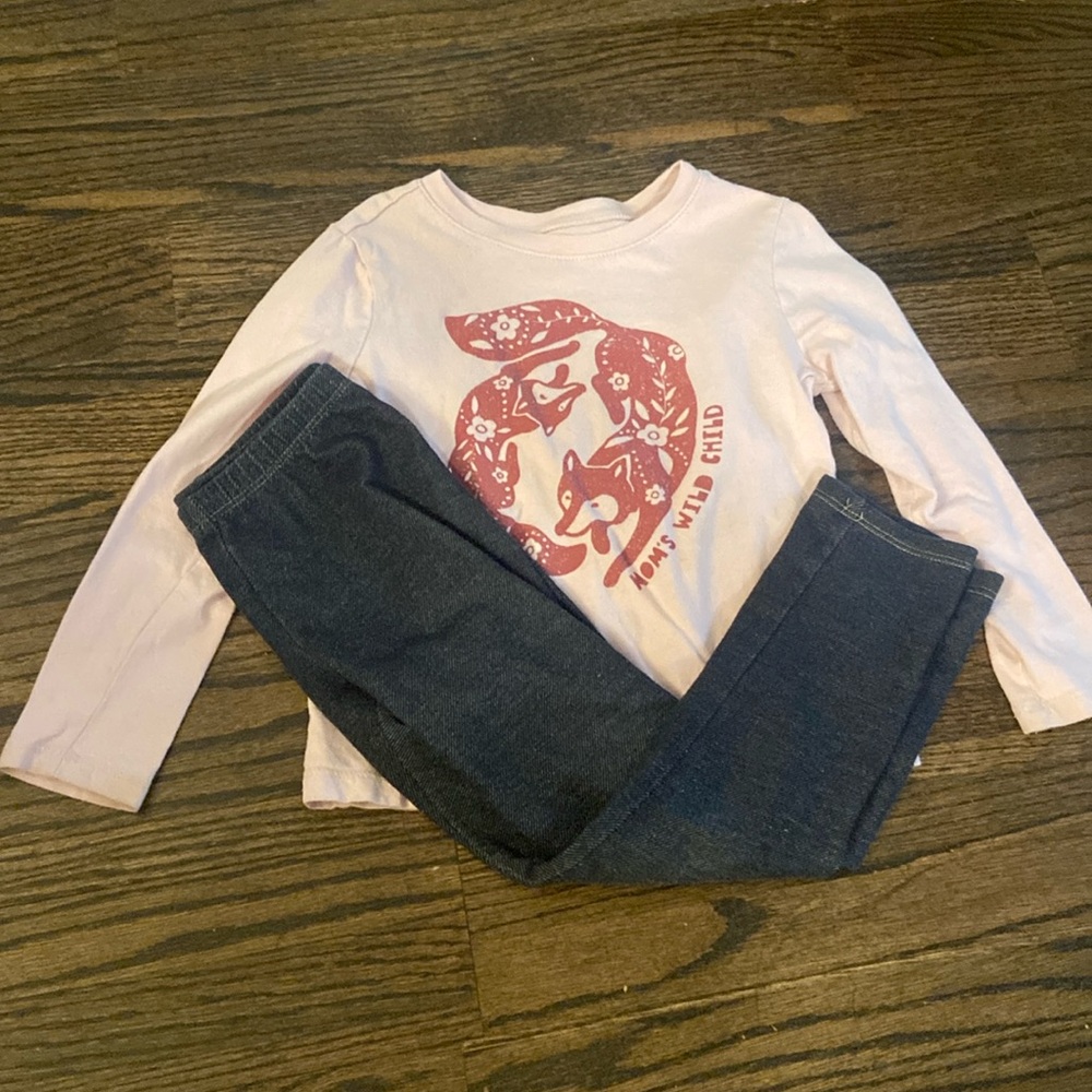 Toddler Girls Outfit, 5T